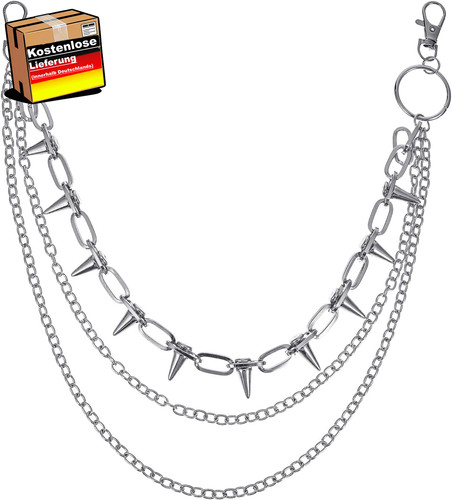 Gothic hosenkette für jeans - gothic,