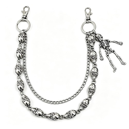 Totenkopf hosenkette für - hosenkette,